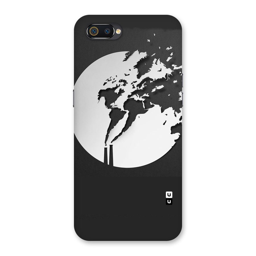 Disorted Design Black Back Case for Realme C2