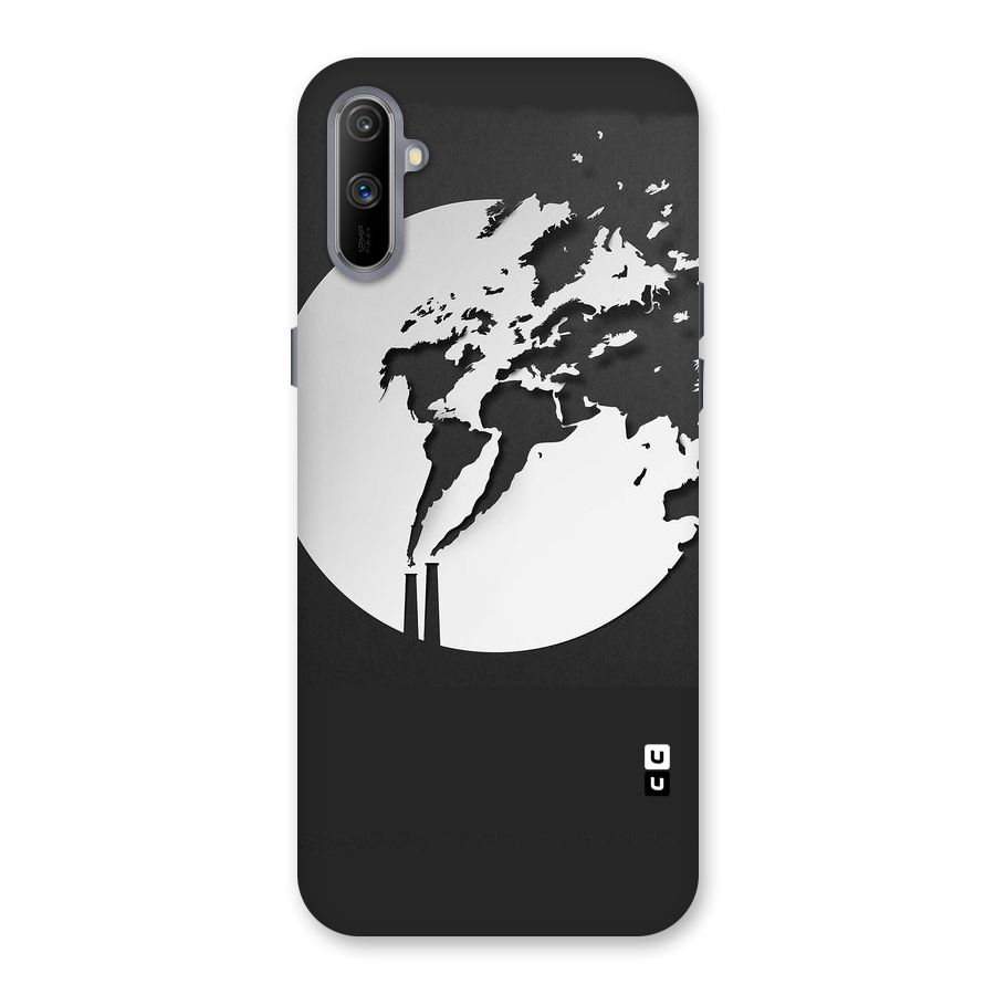 Disorted Design Black Back Case for Realme C3