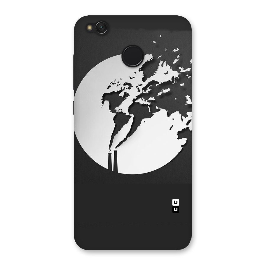 Disorted Design Black Back Case for Redmi 4