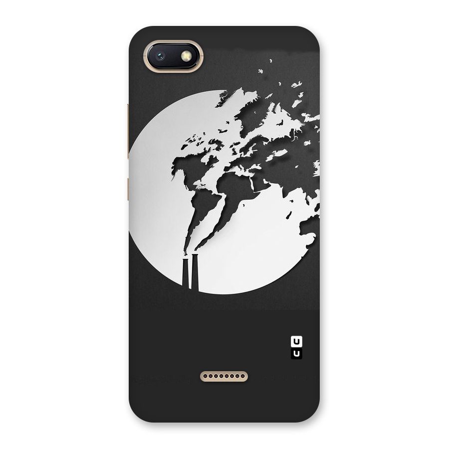 Disorted Design Black Back Case for Redmi 6A