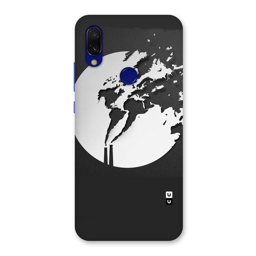 Disorted Design Black Back Case for Redmi 7