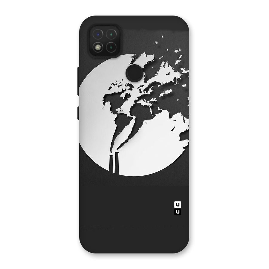 Disorted Design Black Back Case for Redmi 9C