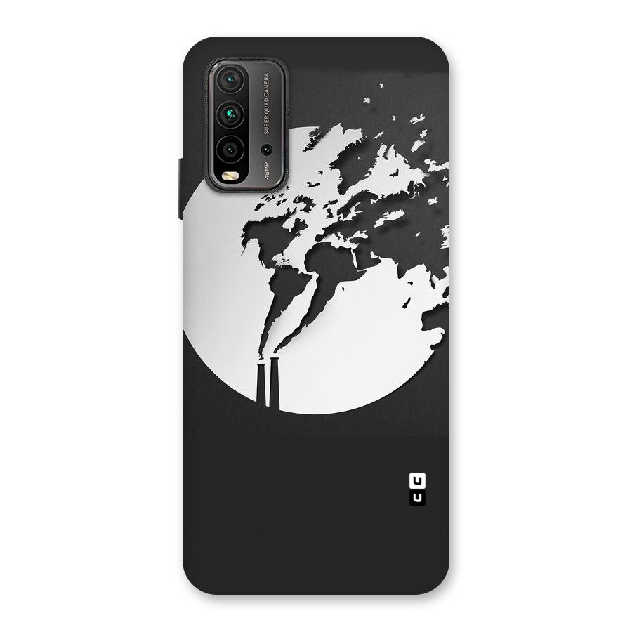 Disorted Design Black Back Case for Redmi 9 Power