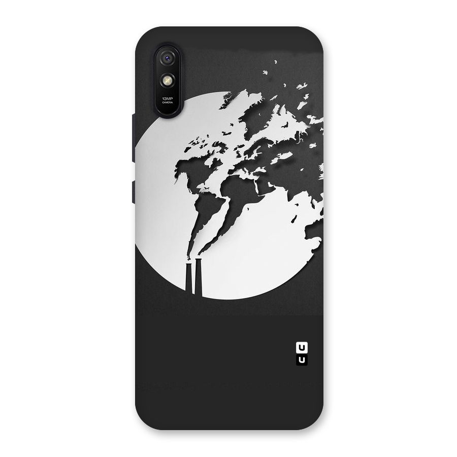 Disorted Design Black Back Case for Redmi 9i