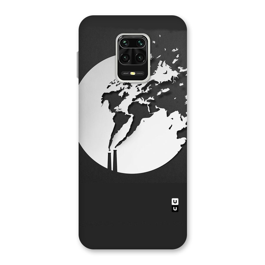 Disorted Design Black Back Case for Redmi Note 9 Pro