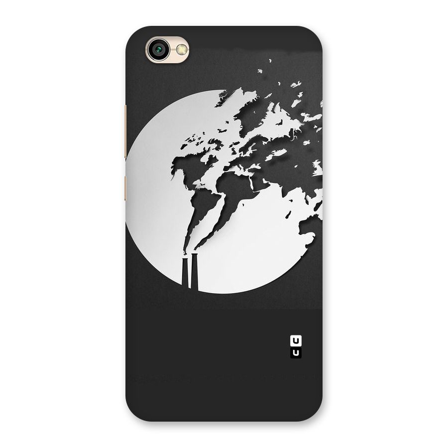 Disorted Design Black Back Case for Redmi Y1 Lite