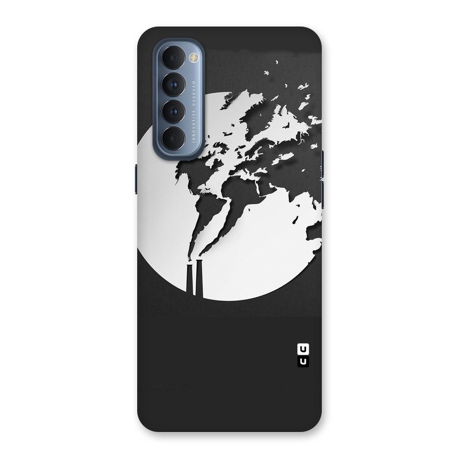 Disorted Design Black Back Case for Reno4 Pro