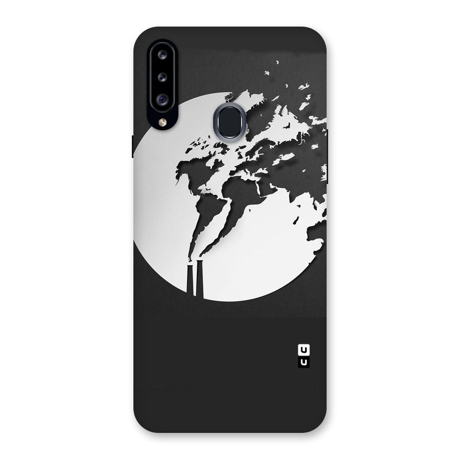 Disorted Design Black Back Case for Samsung Galaxy A20s