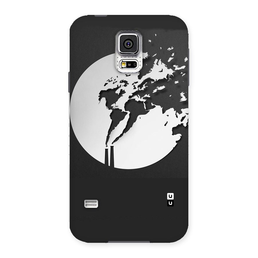Disorted Design Black Back Case for Samsung Galaxy S5