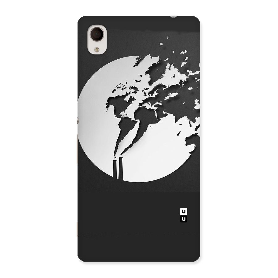 Disorted Design Black Back Case for Sony Xperia M4