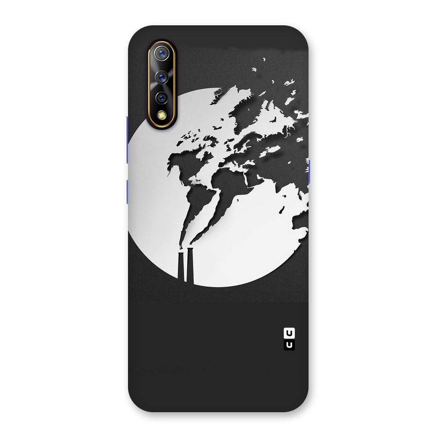 Disorted Design Black Back Case for Vivo S1