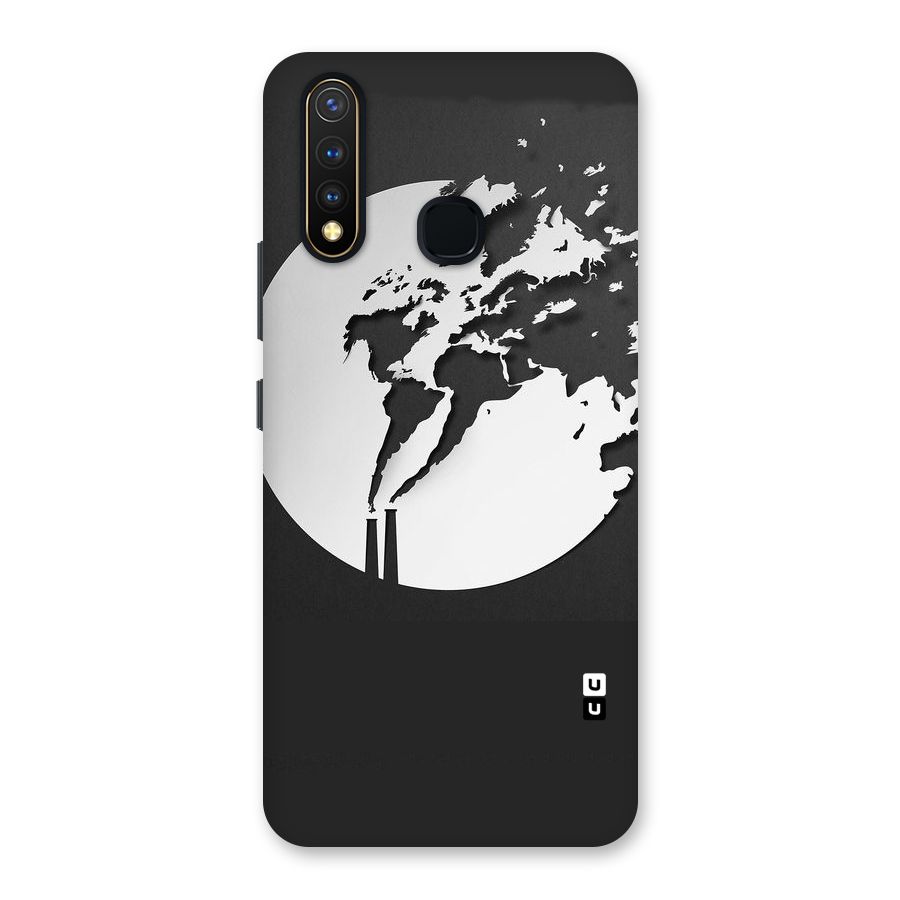 Disorted Design Black Back Case for Vivo U20