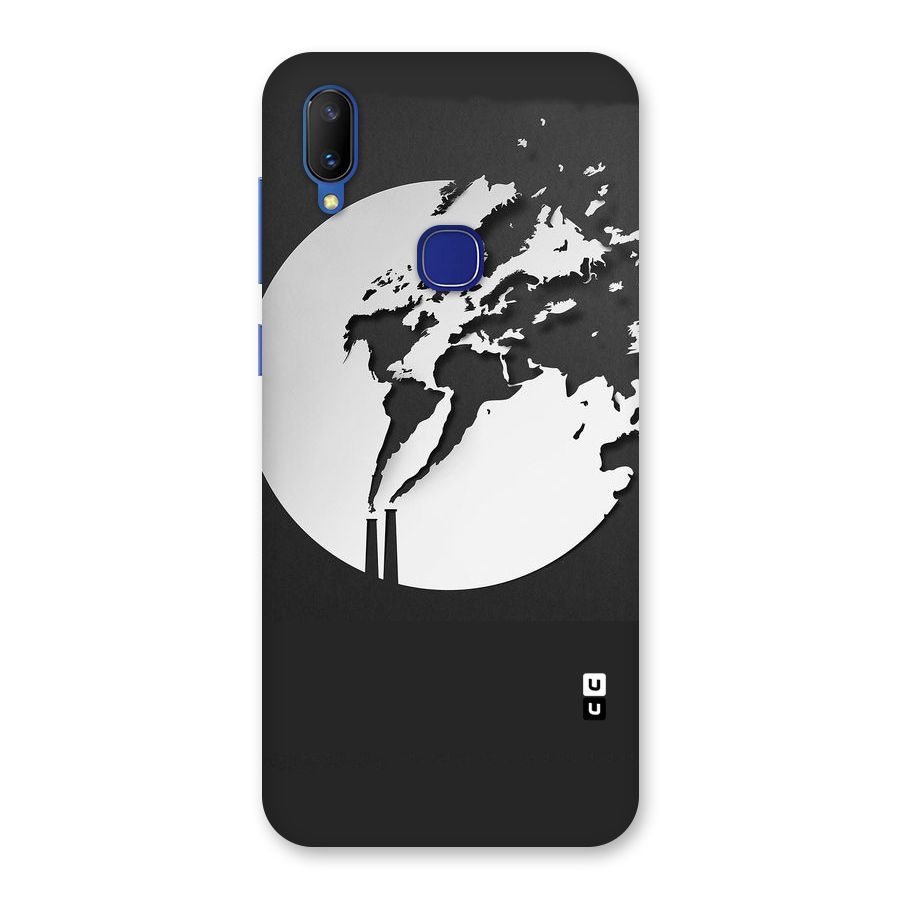 Disorted Design Black Back Case for Vivo V11