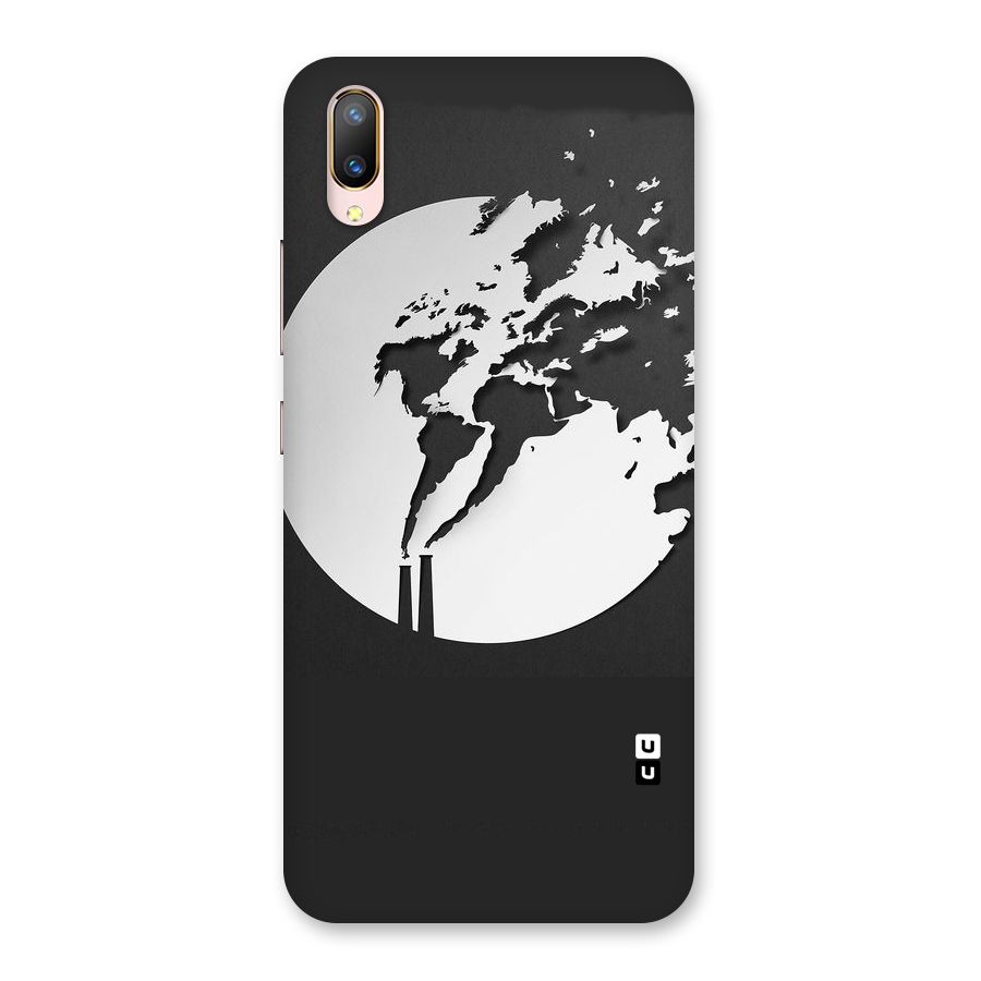Disorted Design Black Back Case for Vivo V11 Pro