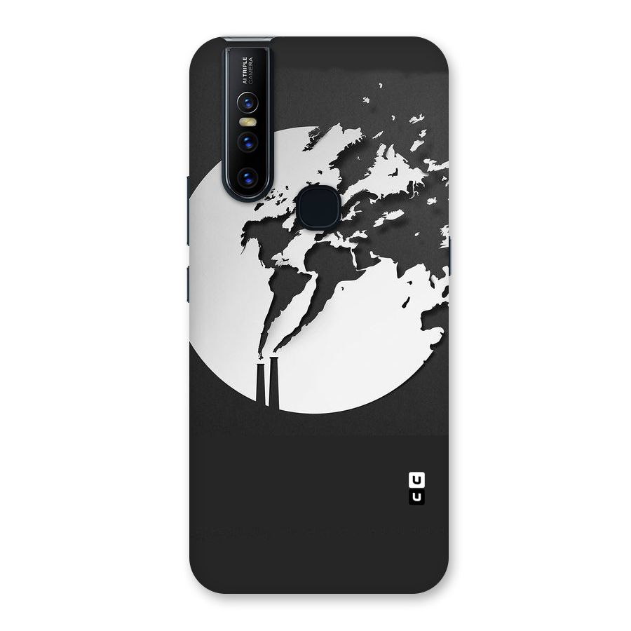 Disorted Design Black Back Case for Vivo V15