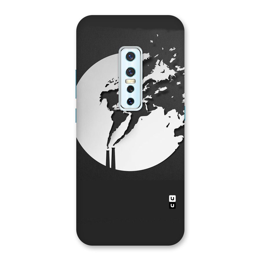 Disorted Design Black Back Case for Vivo V17 Pro