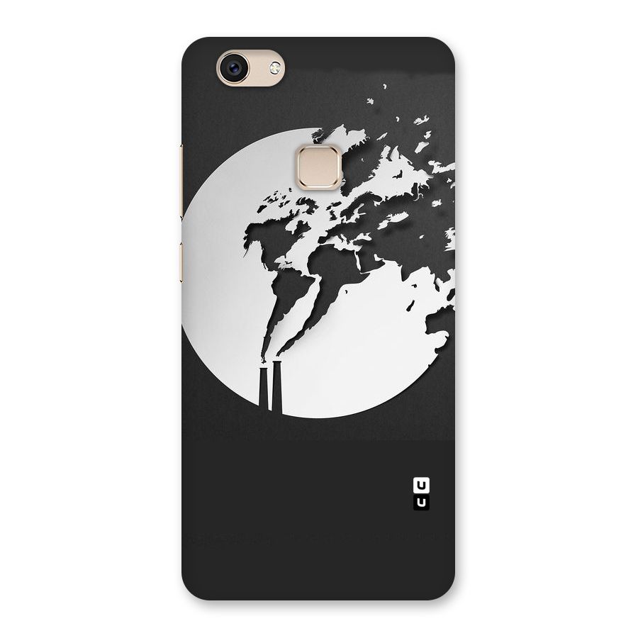 Disorted Design Black Back Case for Vivo V7