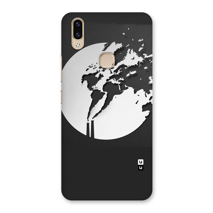 Disorted Design Black Back Case for Vivo V9
