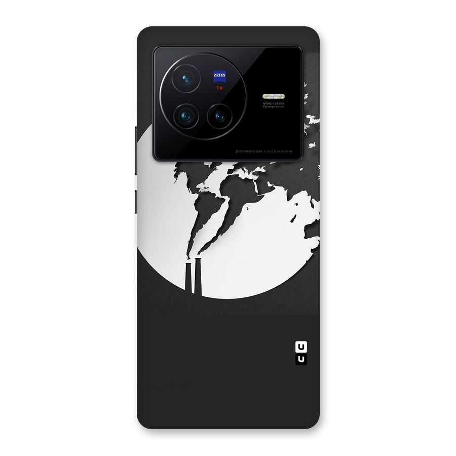Disorted Design Black Back Case for Vivo X80