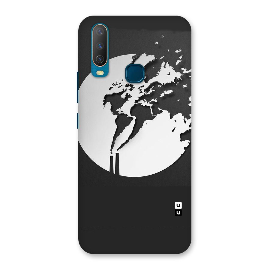 Disorted Design Black Back Case for Vivo Y17