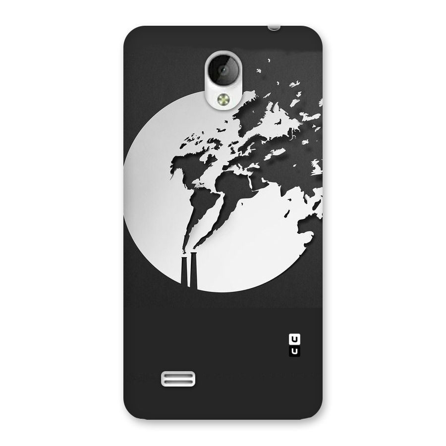 Disorted Design Black Back Case for Vivo Y21