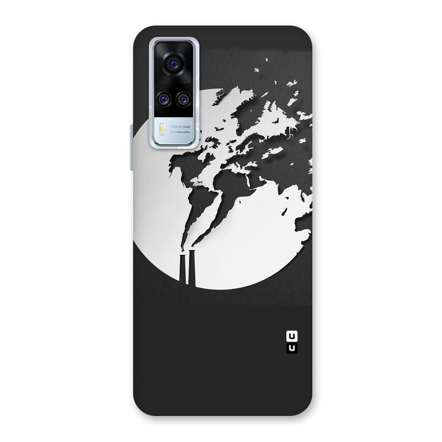 Disorted Design Black Back Case for Vivo Y31