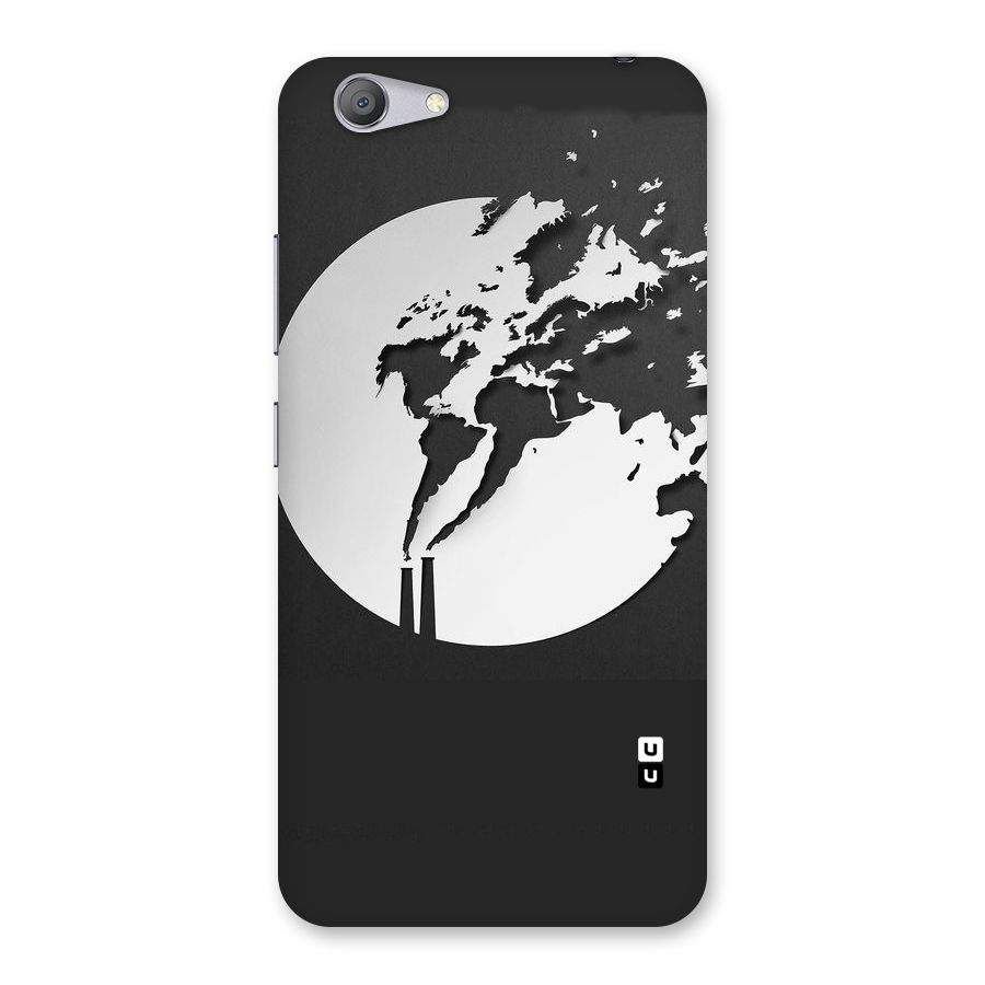 Disorted Design Black Back Case for Vivo Y53
