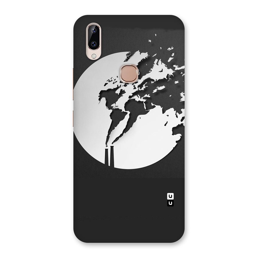 Disorted Design Black Back Case for Vivo Y83 Pro