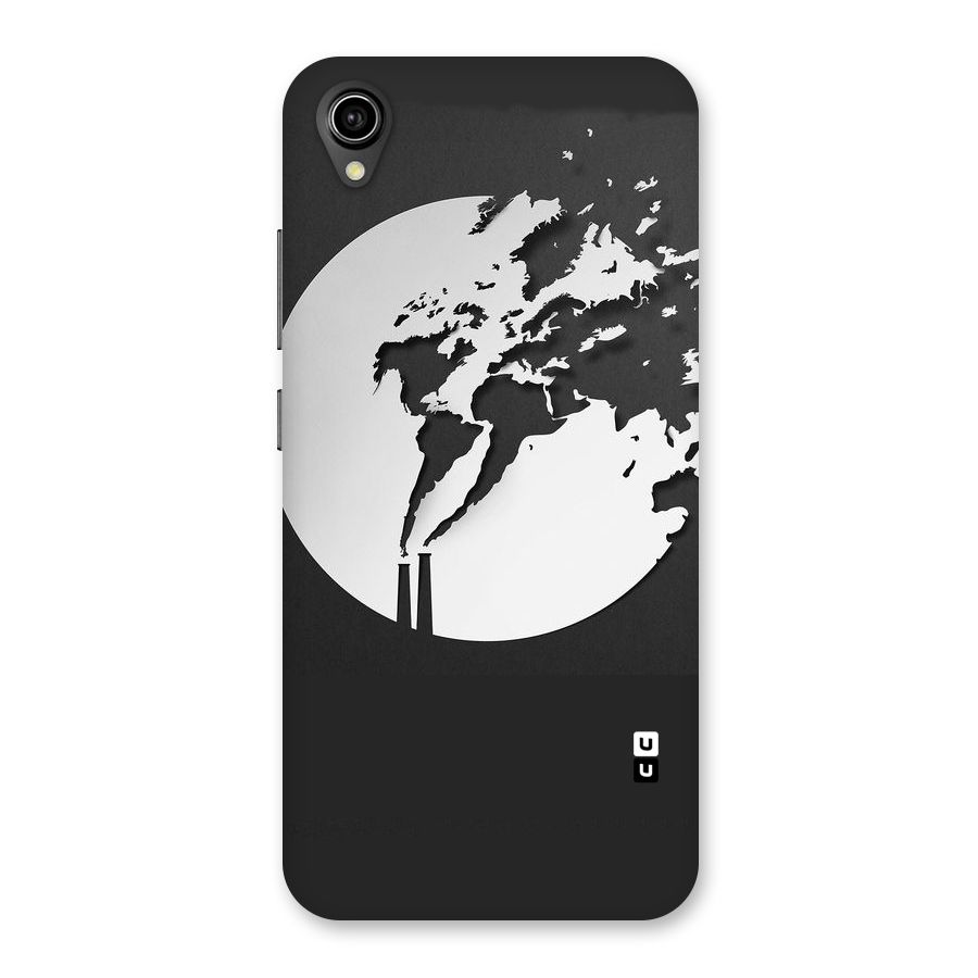 Disorted Design Black Back Case for Vivo Y90