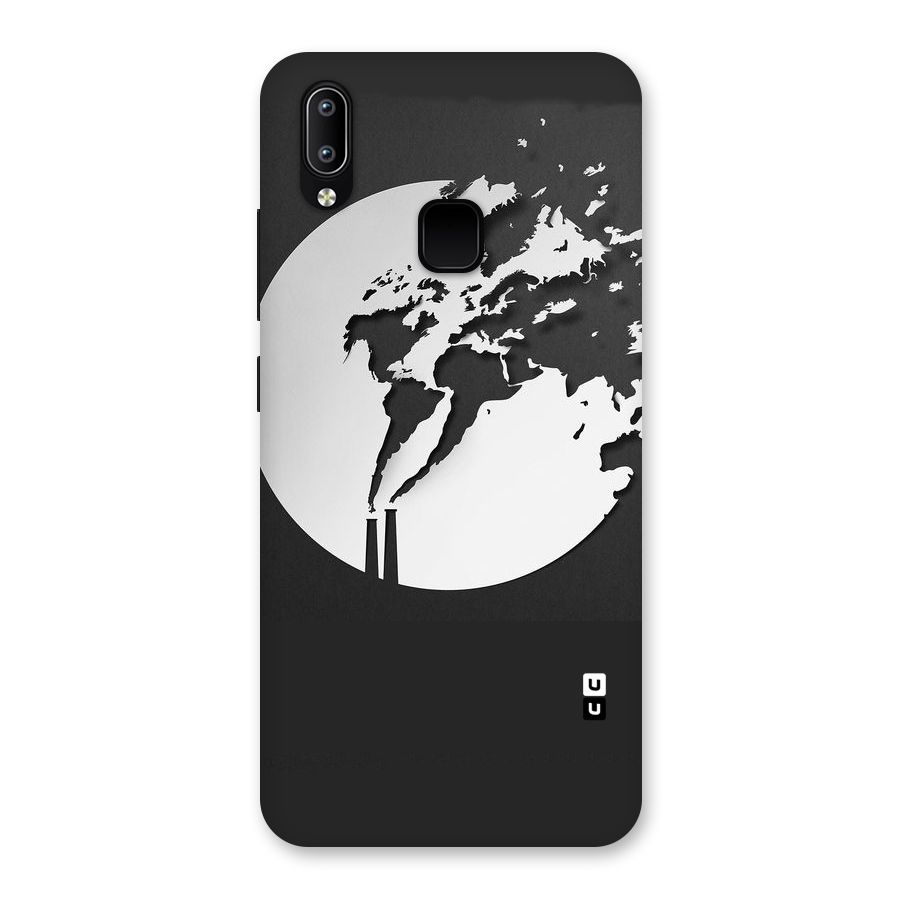 Disorted Design Black Back Case for Vivo Y93