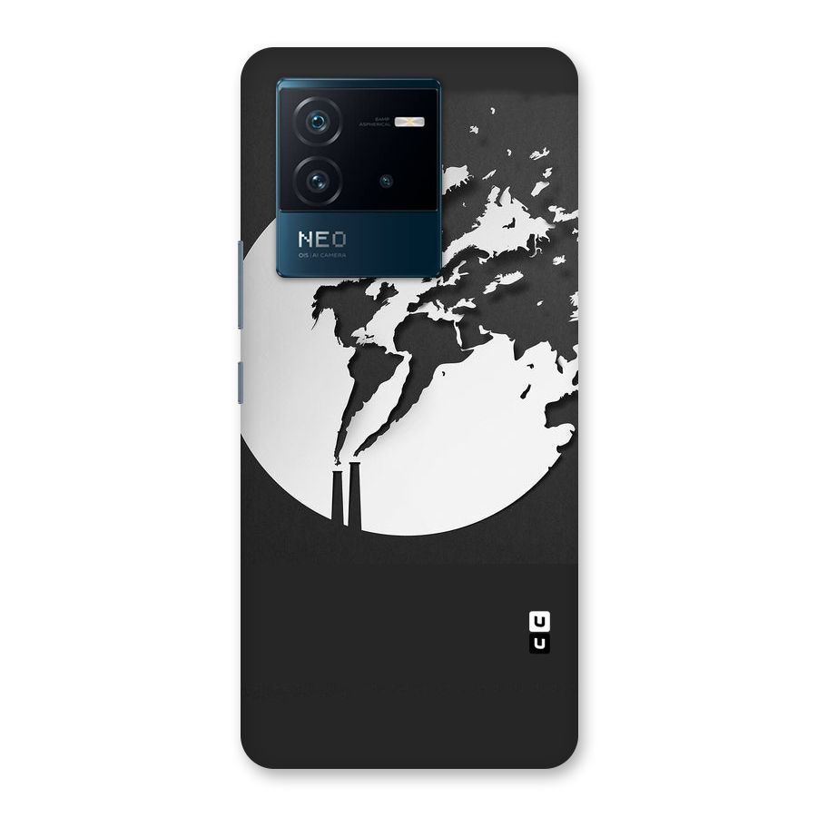 Disorted Design Black Back Case for Vivo iQOO Neo 6 5G