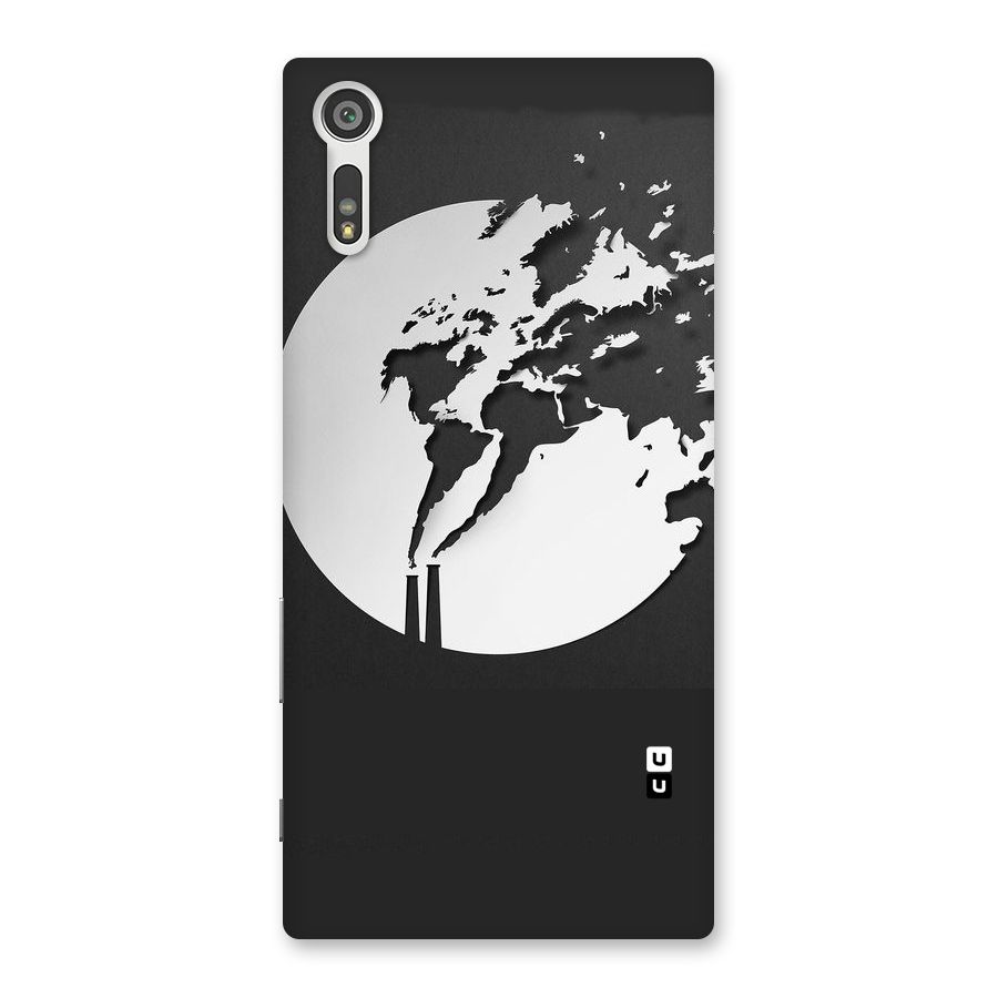 Disorted Design Black Back Case for Xperia XZ
