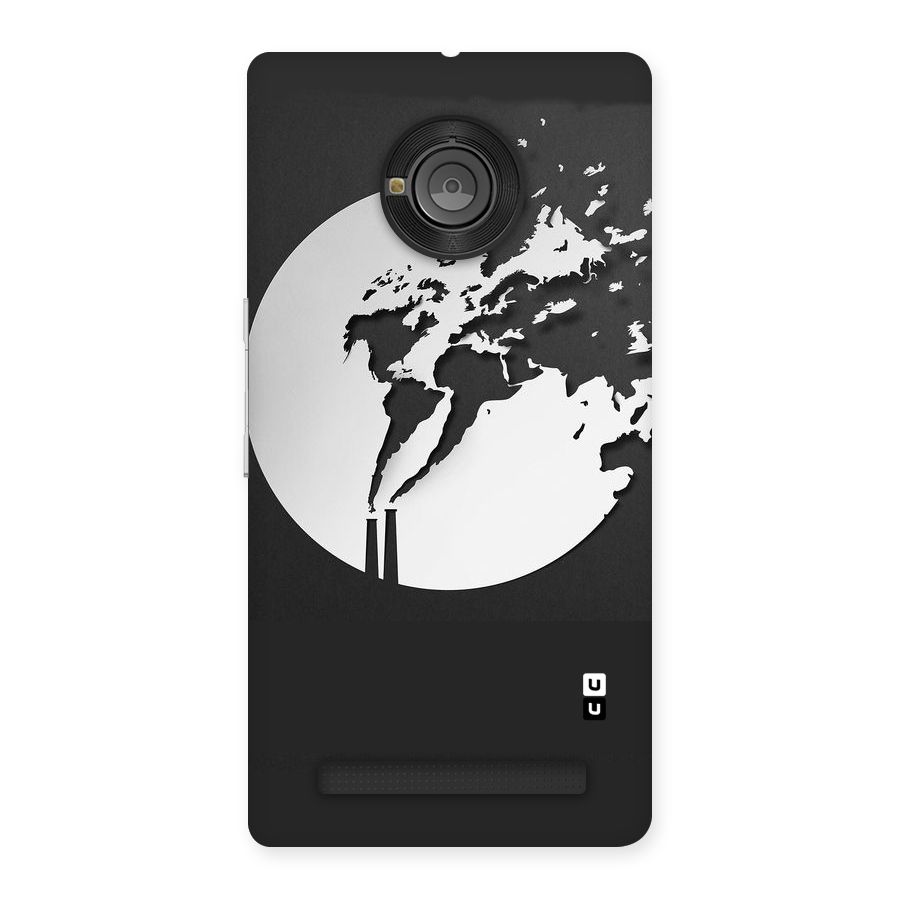 Disorted Design Black Back Case for Yu Yuphoria