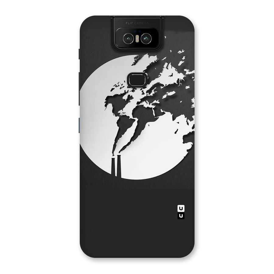 Disorted Design Black Back Case for Zenfone 6z