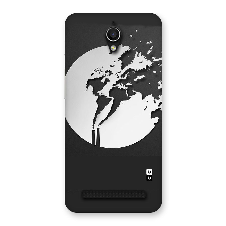 Disorted Design Black Back Case for Zenfone Go