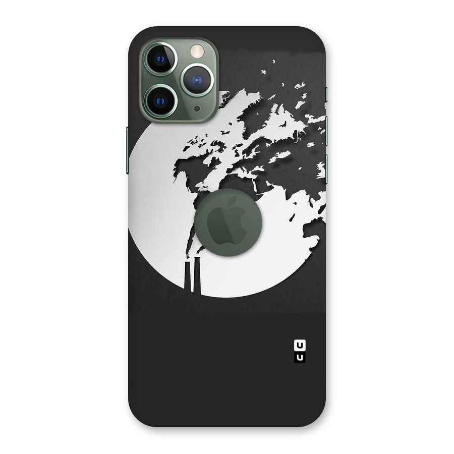 Disorted Design Black Back Case for iPhone 11 Pro Logo  Cut