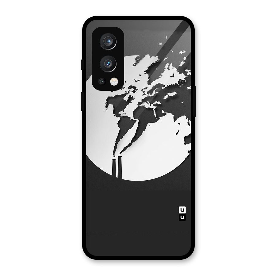 Disorted Design Black Glass Back Case for OnePlus Nord 2 5G