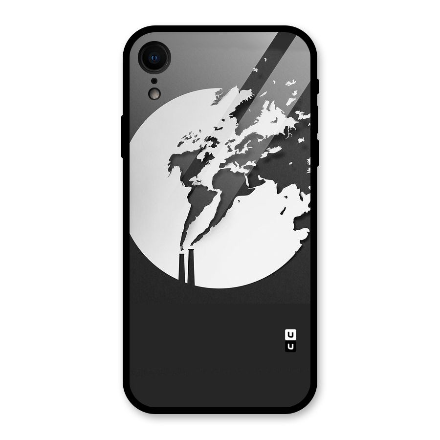Disorted Design Black Glass Back Case for XR