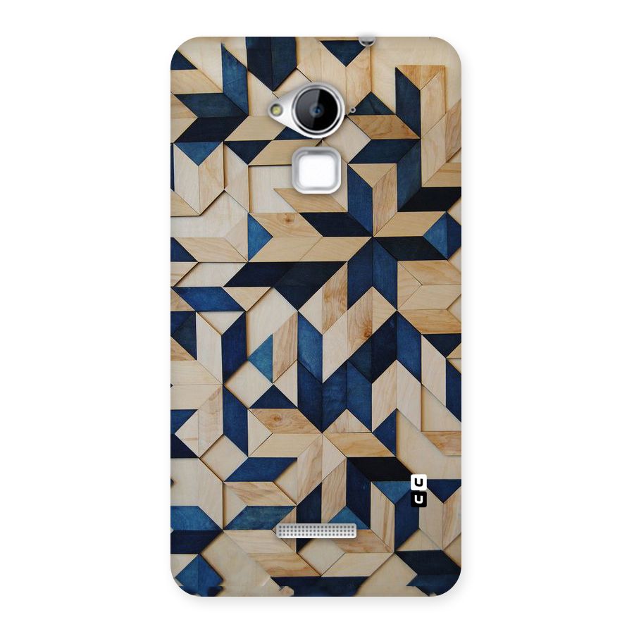 Disorted Wood Blue Back Case for Coolpad Note 3