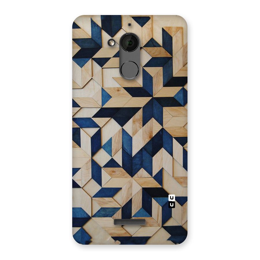 Disorted Wood Blue Back Case for Coolpad Note 5