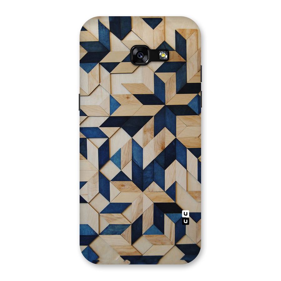 Disorted Wood Blue Back Case for Galaxy A5 2017