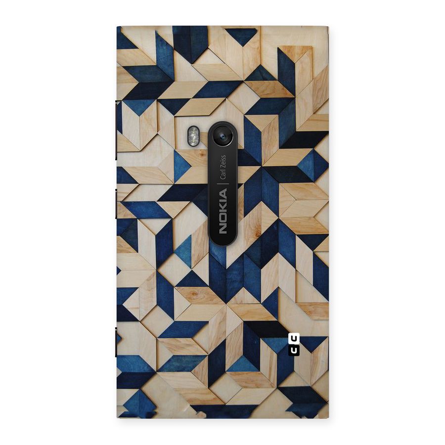 Disorted Wood Blue Back Case for Lumia 920