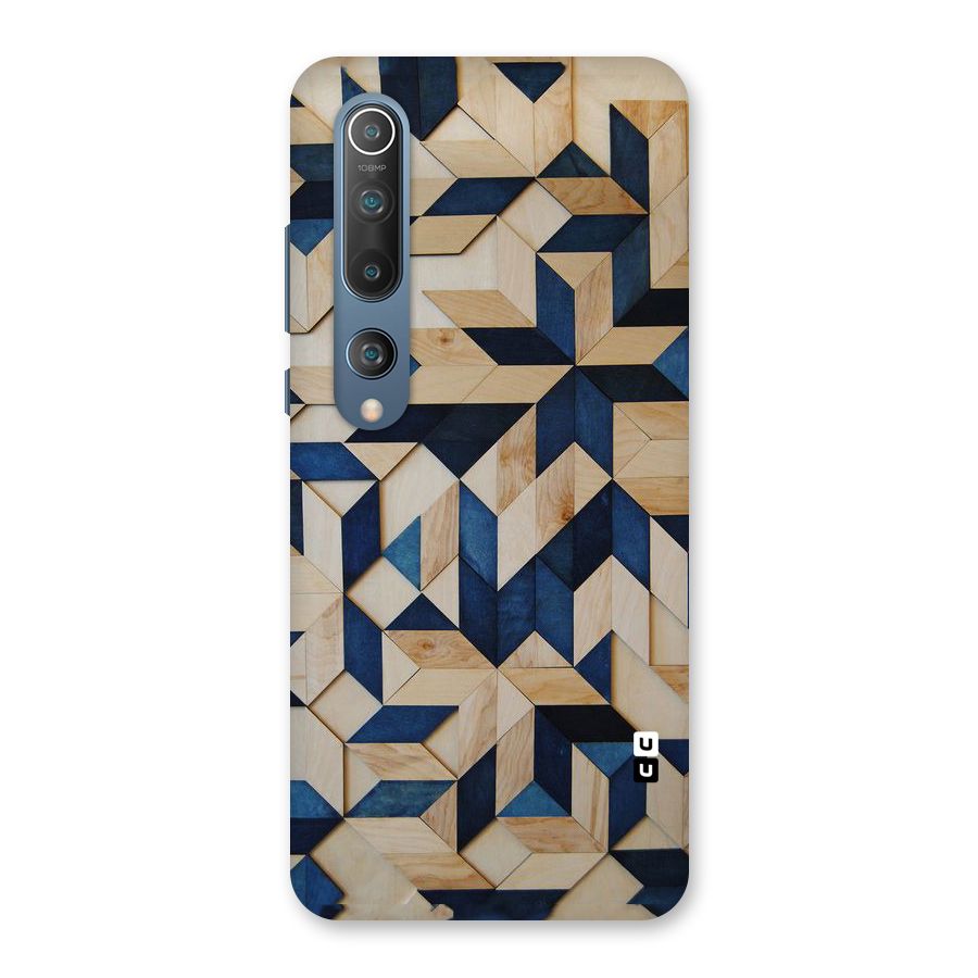 Disorted Wood Blue Back Case for Mi 10