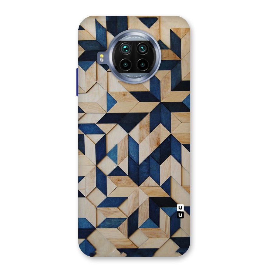 Disorted Wood Blue Back Case for Mi 10i