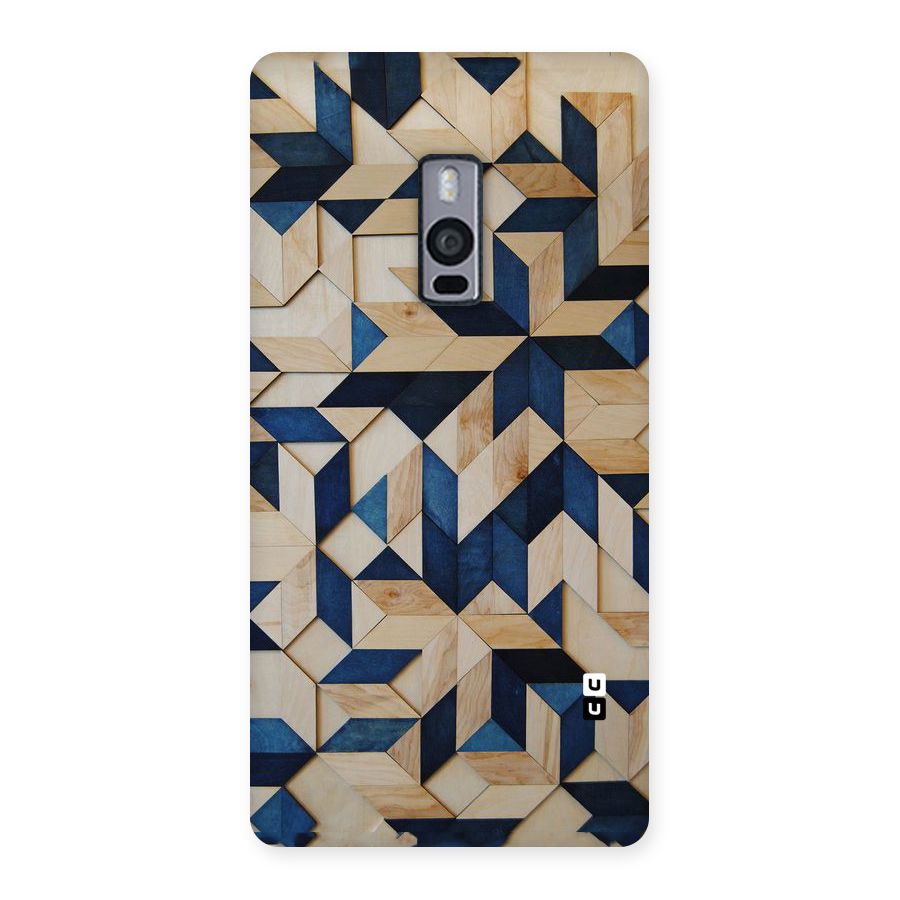 Disorted Wood Blue Back Case for OnePlus Two