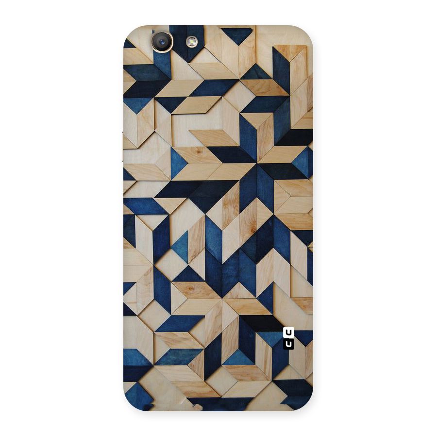 Disorted Wood Blue Back Case for Oppo A59
