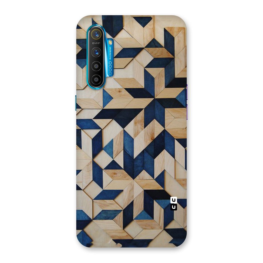 Disorted Wood Blue Back Case for Realme XT