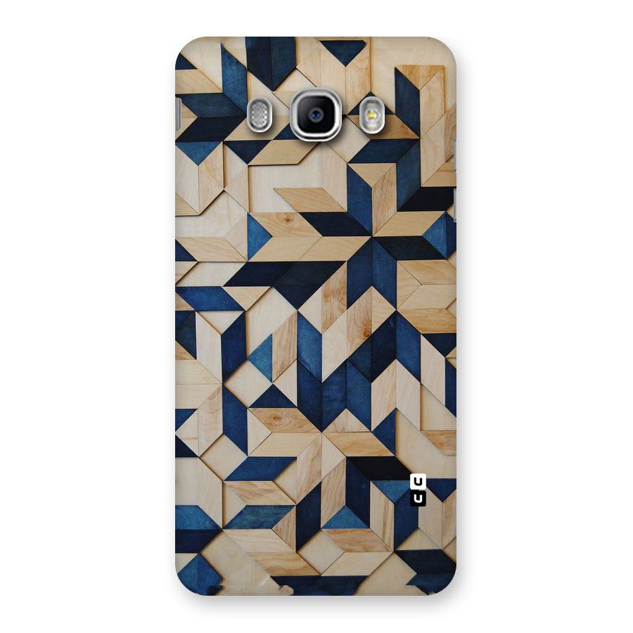 Disorted Wood Blue Back Case for Samsung Galaxy J5 2016