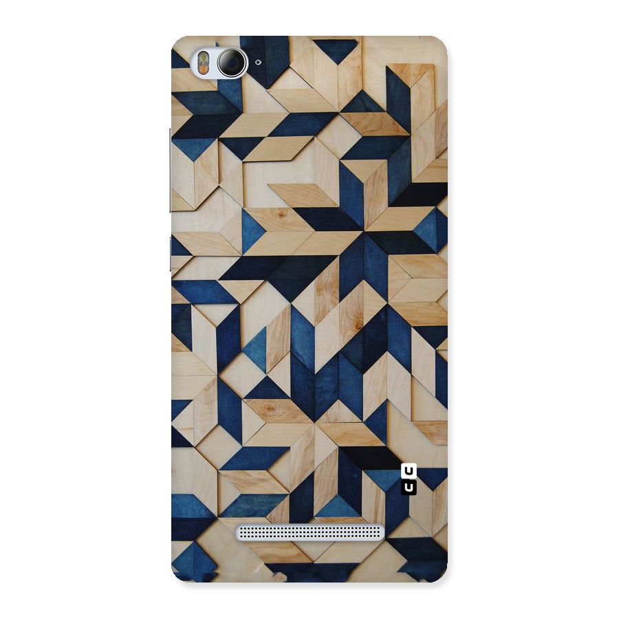 Disorted Wood Blue Back Case for Xiaomi Mi4i