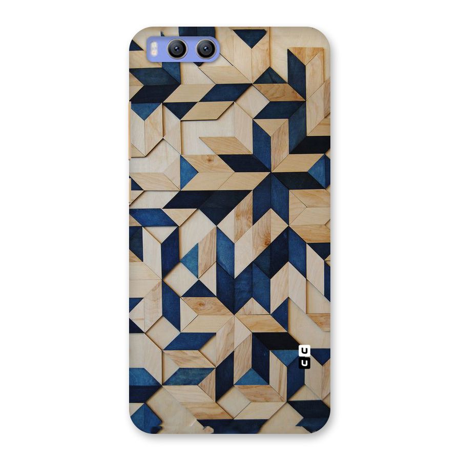 Disorted Wood Blue Back Case for Xiaomi Mi 6